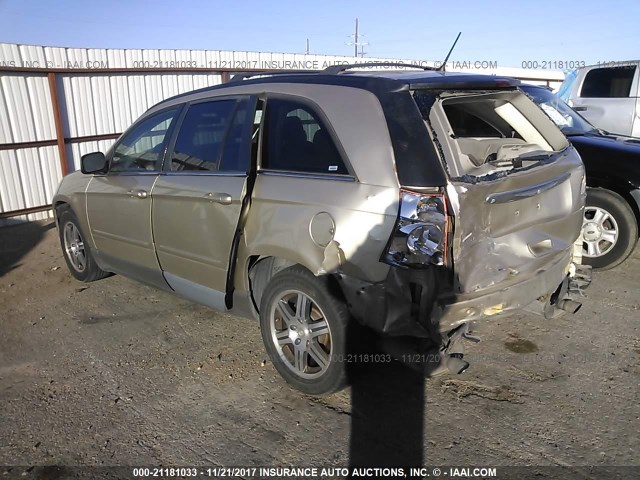 2A8GM68X57R102877 - 2007 CHRYSLER PACIFICA TOURING TAN photo 3