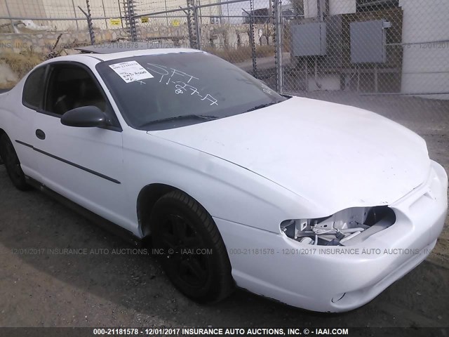 2G1WX12K739126367 - 2003 CHEVROLET MONTE CARLO SS თეთრი ფოტო 1