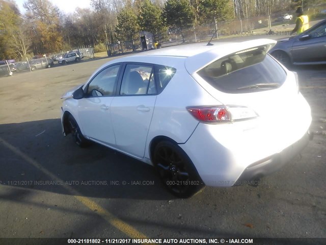 JM1BL1L47D1709657 - 2013 MAZDA SPEED 3 WHITE photo 3