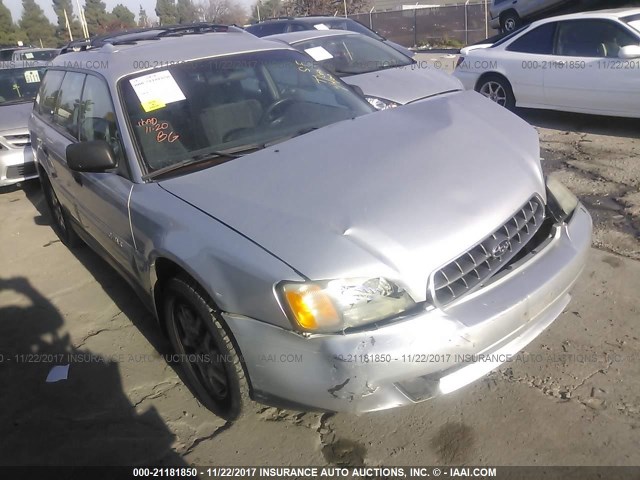 4S3BH675347639265 - 2004 SUBARU LEGACY OUTBACK AWP SILVER photo 1