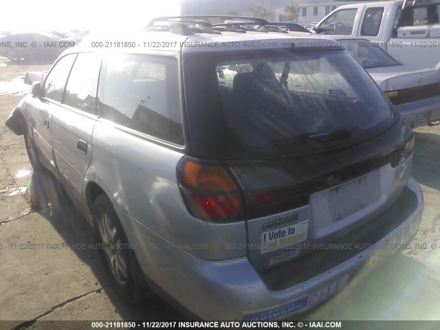 4S3BH675347639265 - 2004 SUBARU LEGACY OUTBACK AWP 银色 照片 3