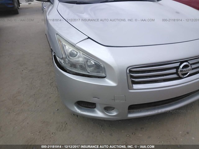 1N4AA5AP7DC831399 - 2013 NISSAN MAXIMA S/SV SILVER photo 6