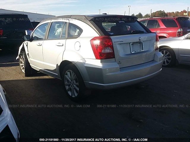 1B3CB5HA6BD166621 - 2011 DODGE CALIBER HEAT SILVER photo 3