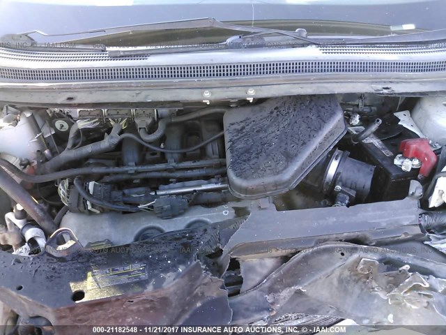 2FMDK3KC3ABB11996 - 2010 FORD EDGE LIMITED WHITE photo 10