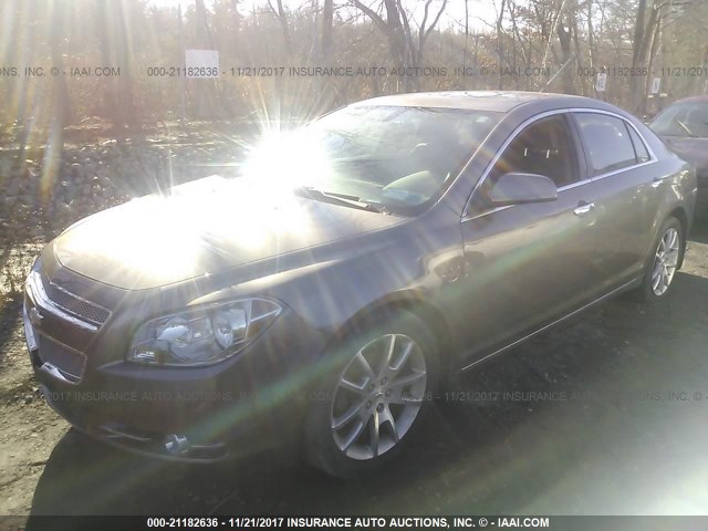 1G1ZE5E04CF107514 - 2012 CHEVROLET MALIBU LTZ 棕色 照片 2