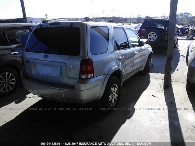 1FMYU94165KC28574 - 2005 FORD ESCAPE LIMITED SILVER photo 4