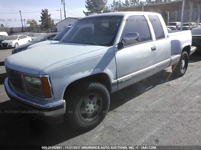 2GTEK19K6N1541379 - 1992 GMC SIERRA K1500 SILVER photo 2