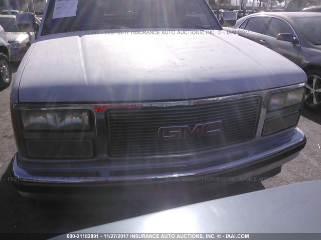 2GTEK19K6N1541379 - 1992 GMC SIERRA K1500 SILVER photo 6