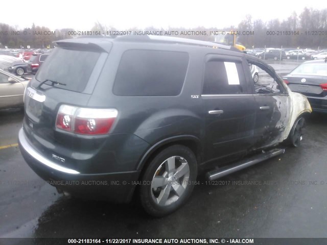 1GKKVRED9BJ142665 - 2011 GMC ACADIA SLT-1 GRAY photo 4