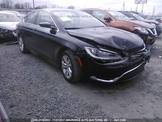 1C3CCCAB0FN658889 - 2015 CHRYSLER 200 LIMITED BLACK photo 1