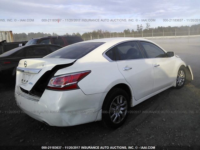 1N4AL3AP2EN369919 - 2014 NISSAN ALTIMA 2.5/S/SV/SL WHITE photo 4