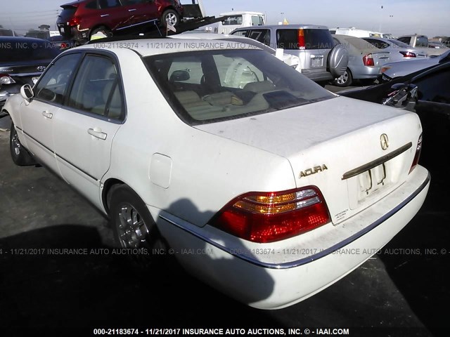 JH4KA9650YC008864 - 2000 ACURA 3.5RL WHITE photo 3