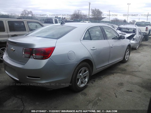 1G11B5SL1EF253716 - 2014 CHEVROLET MALIBU LS 银色 照片 4