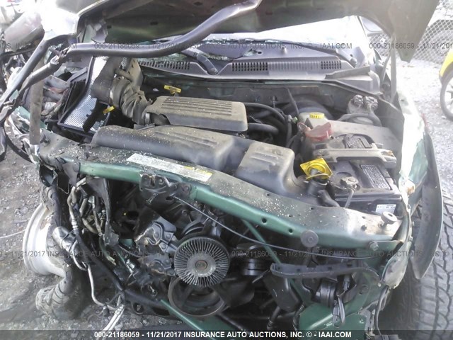 1D8HS58N43F542814 - 2003 DODGE DURANGO SLT PLUS GREEN photo 10