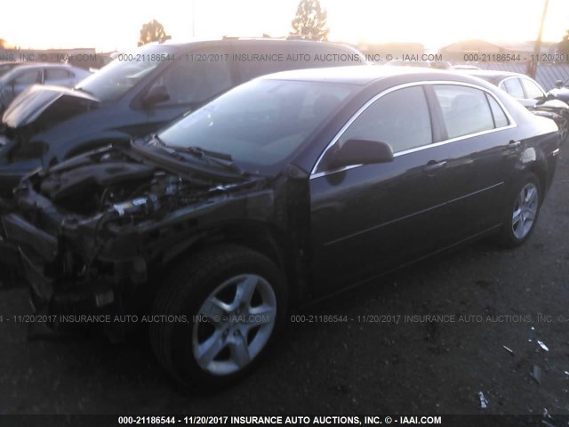 1G1ZB5E18BF246318 - 2011 CHEVROLET MALIBU LS 黑色 照片 2