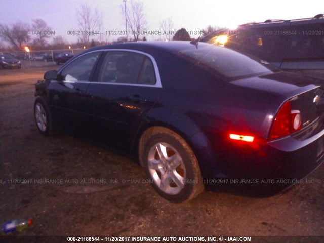 1G1ZB5E18BF246318 - 2011 CHEVROLET MALIBU LS 黑色 照片 3