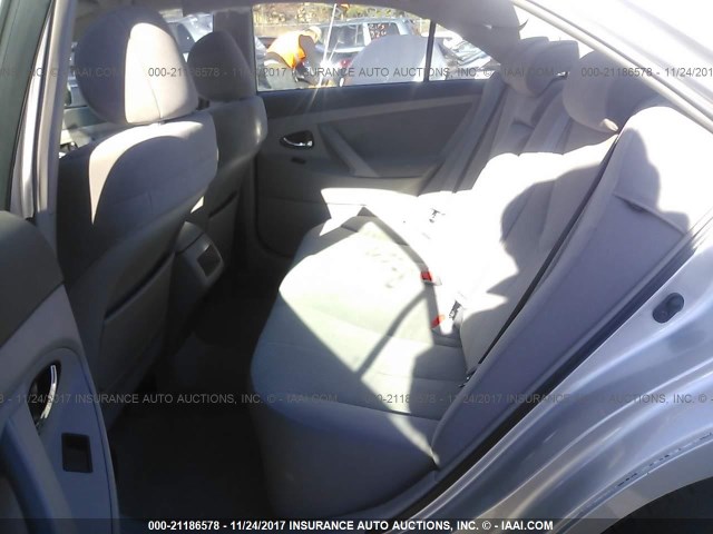 4T1BE46K07U018491 - 2007 TOYOTA CAMRY NEW GENERAT CE/LE/XLE/SE SILVER photo 8