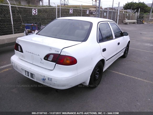 1NXBR12E9XZ243771 - 1999 TOYOTA COROLLA VE/CE/LE WHITE photo 4