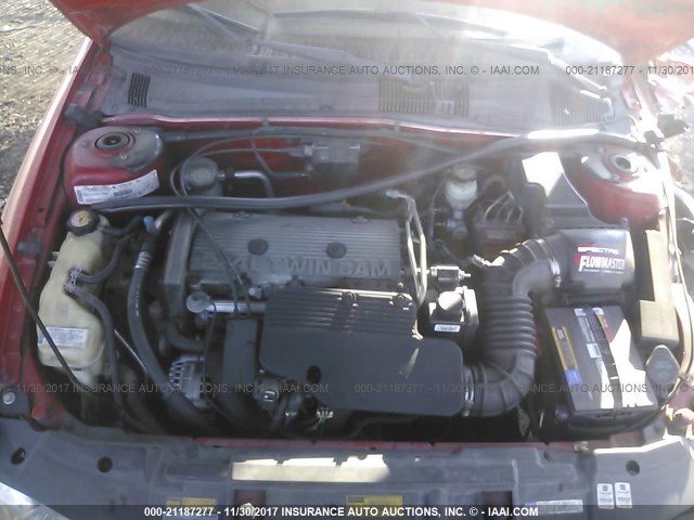 4G1JF32T0YB900044 - 2000 CHEVROLET CAVALIER Z24 RED photo 10