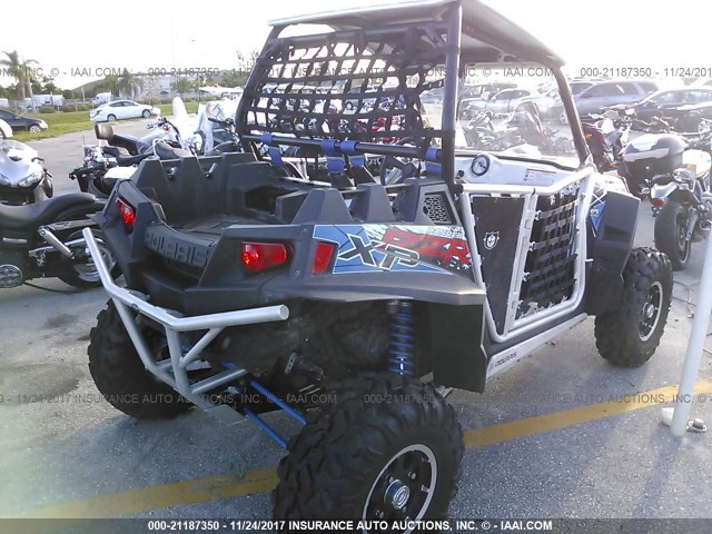 4XAJT9EA3CB591541 - 2012 POLARIS RANGER RZR 900XP EPS BLUE photo 4