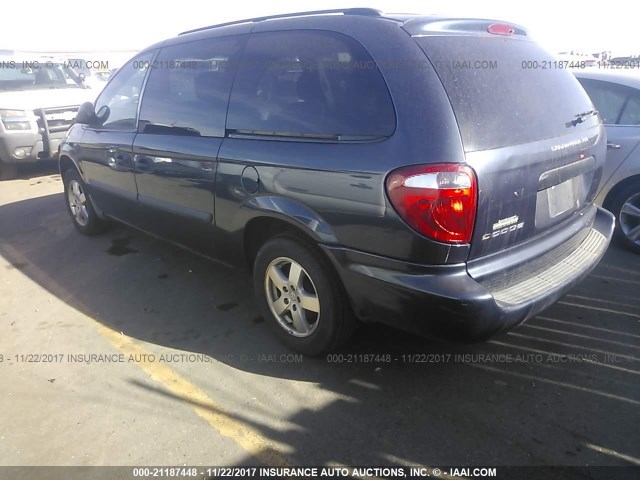 1D4GP24R17B164731 - 2007 DODGE GRAND CARAVAN SE BLUE photo 3