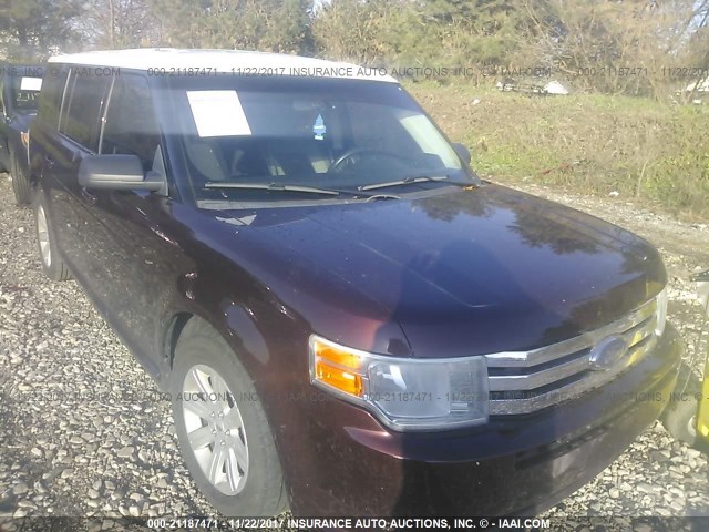 2FMGK5BC9ABB22171 - 2010 FORD FLEX SE RED photo 1