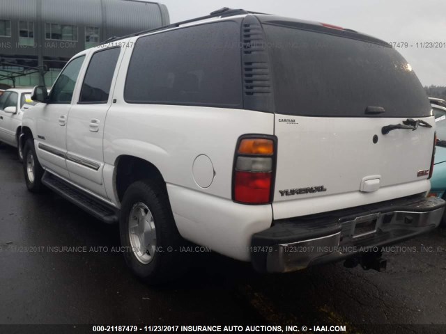 3GKFK16Z25G293987 - 2005 GMC YUKON XL K1500 WHITE photo 3