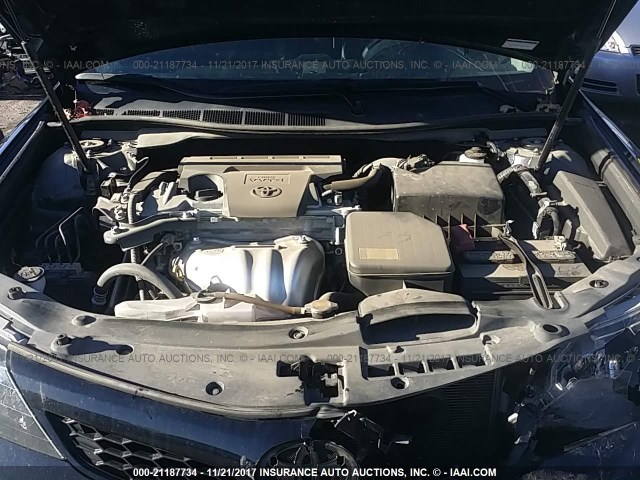 4T1BF1FK6CU184830 - 2012 TOYOTA CAMRY SE/LE/XLE Dark Blue photo 10