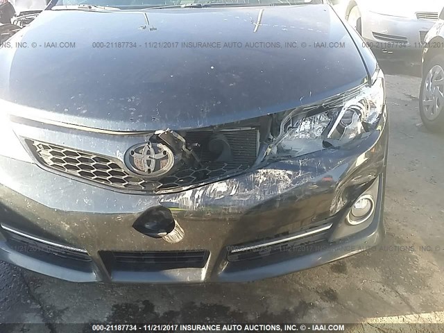 4T1BF1FK6CU184830 - 2012 TOYOTA CAMRY SE/LE/XLE Dark Blue photo 6