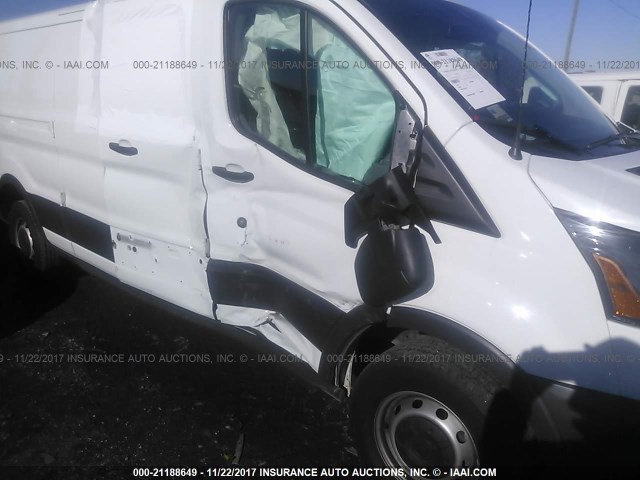 1FTYE9ZM0GKA78632 - 2016 FORD TRANSIT T-150 WHITE photo 6