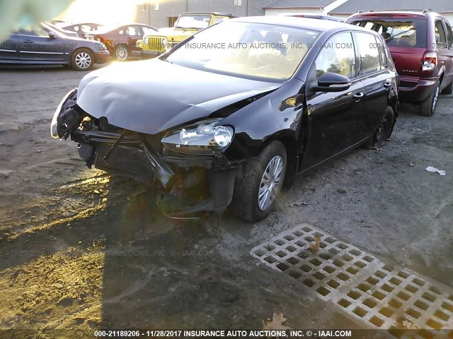 WVWDB7AJ7DW124359 - 2013 VOLKSWAGEN GOLF 黑色 照片 2