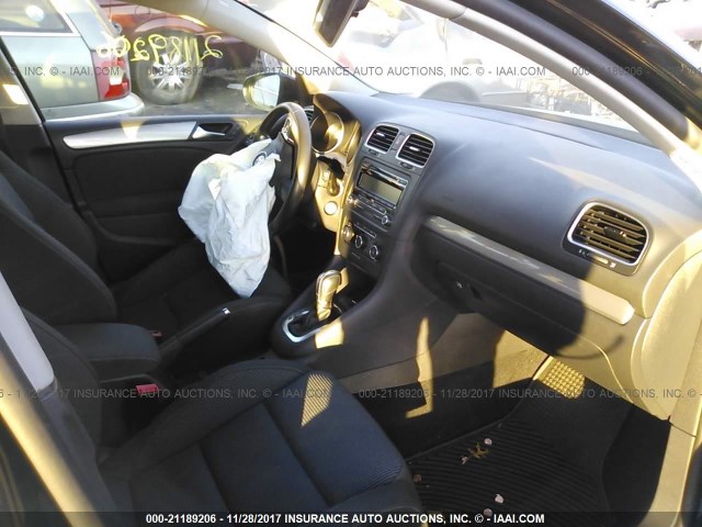 WVWDB7AJ7DW124359 - 2013 VOLKSWAGEN GOLF 黑色 照片 5
