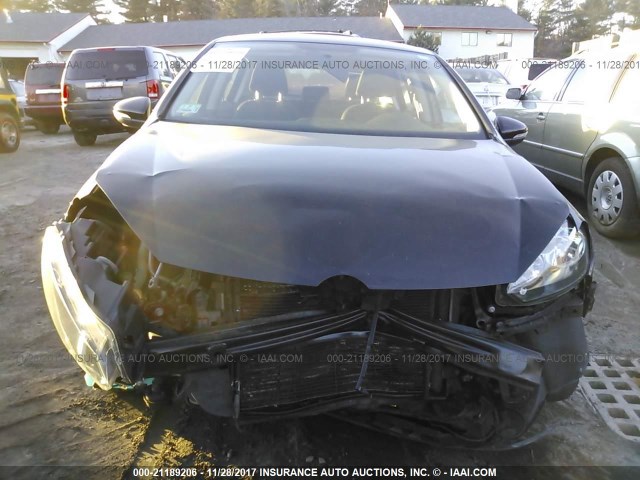 WVWDB7AJ7DW124359 - 2013 VOLKSWAGEN GOLF 黑色 照片 6