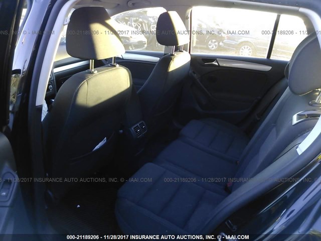 WVWDB7AJ7DW124359 - 2013 VOLKSWAGEN GOLF 黑色 照片 8