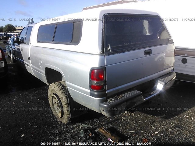 3B7KF23681G752495 - 2001 DODGE RAM 2500 SILVER photo 3