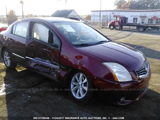 3N1AB6AP7AL668477 - 2010 NISSAN SENTRA 2.0/2.0S/SR/2.0SL RED photo 1