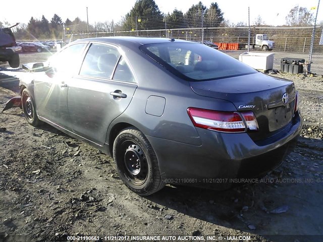 4T1BF3EK9BU702280 - 2011 TOYOTA CAMRY SE/LE/XLE 灰色 照片 3