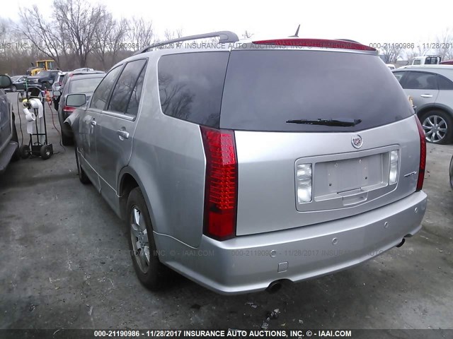 1GYEE437280145179 - 2008 CADILLAC SRX GRAY photo 3