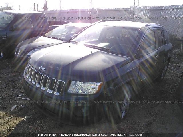 1J4NT1FB6BD194437 - 2011 JEEP COMPASS SPORT BLACK photo 2