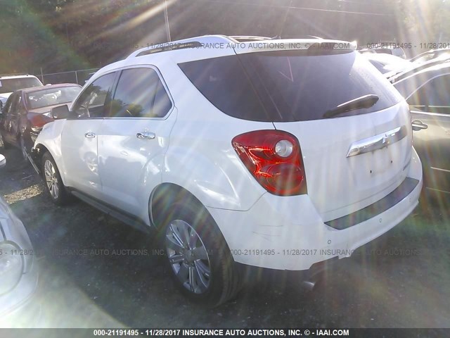 2CNFLFEY2A6246880 - 2010 CHEVROLET EQUINOX LTZ WHITE photo 3