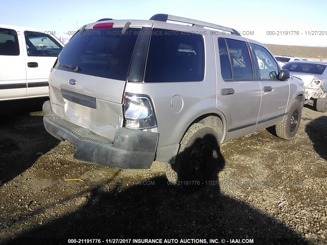 1FMZU72K35ZA62641 - 2005 FORD EXPLORER XLS/XLS SPORT SILVER photo 4