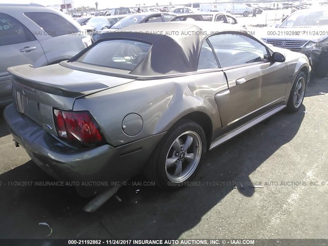 1FAFP45X22F137871 - 2002 FORD MUSTANG GT GRAY photo 4