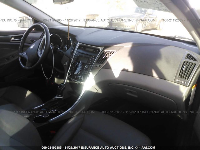 KMHEC4A46CA033097 - 2012 HYUNDAI SONATA HYBRID SILVER photo 5