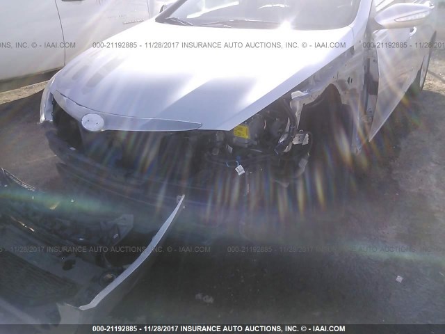 KMHEC4A46CA033097 - 2012 HYUNDAI SONATA HYBRID SILVER photo 6