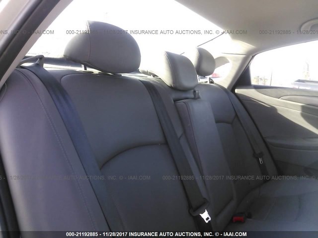 KMHEC4A46CA033097 - 2012 HYUNDAI SONATA HYBRID SILVER photo 8