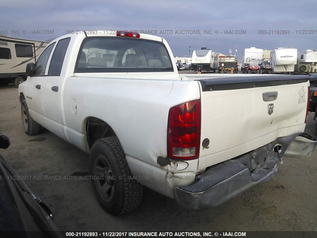 1D7HA18K66J159562 - 2006 DODGE RAM 1500 ST WHITE photo 3