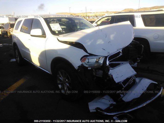 1C4RDHAGXHC677217 - 2017 DODGE DURANGO SXT WHITE photo 1