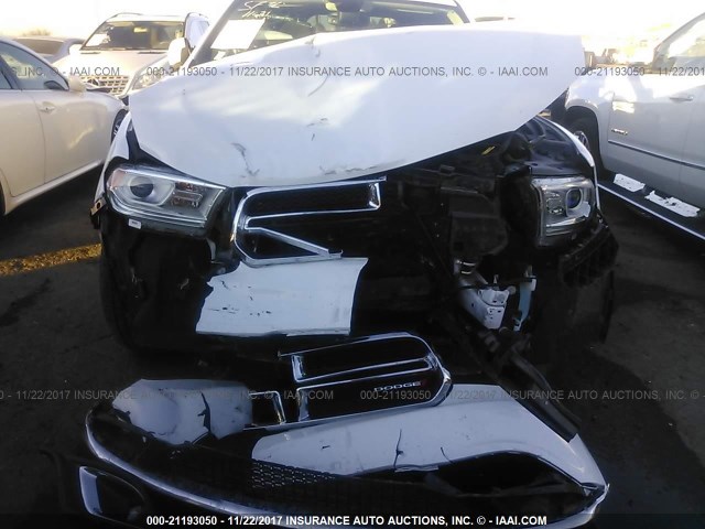 1C4RDHAGXHC677217 - 2017 DODGE DURANGO SXT WHITE photo 6