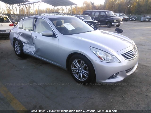 JN1CV6AP4DM718925 - 2013 INFINITI G37 JOURNEY/SPORT SILVER photo 1