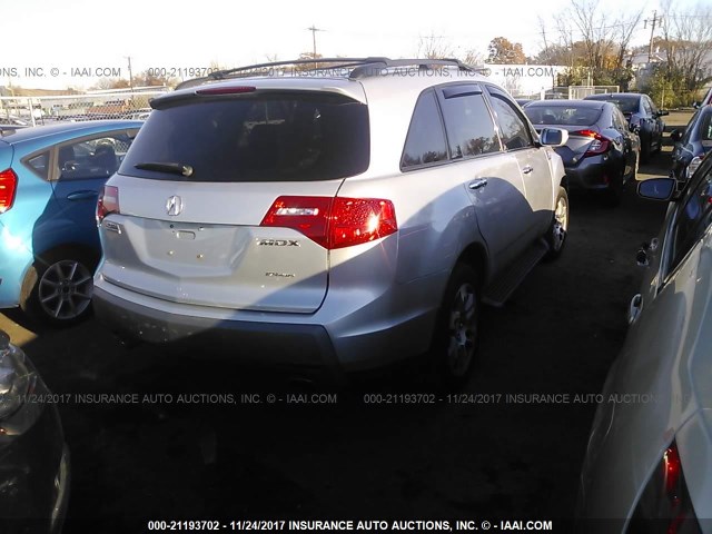 2HNYD28237H527457 - 2007 ACURA MDX SILVER photo 4